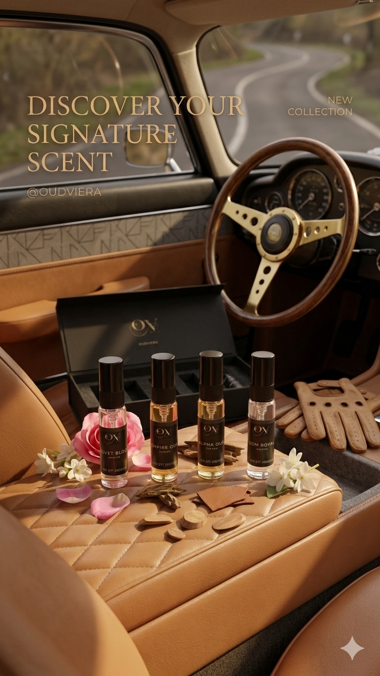 Discover Oud Viera – 5 Luxury Perfume Tester Set (Try All Scents Before Full Bottle)